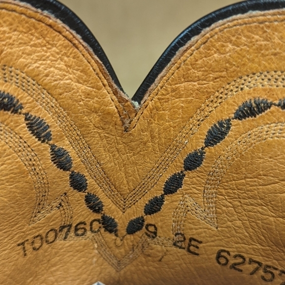 Lucchese Boots men's size 9EE Exotic Genuine Black Smooth Ostrich classi… - Picture 11 of 13